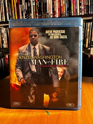Man On Fire IL FUOCO DELLA VENDETTA (2004) Blu Ray Come Nuovo Denzel Washington