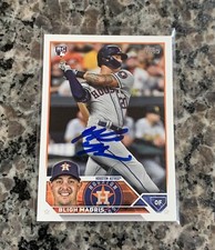 Bligh Madris Signed 2023 Topps Update Baseball Card Houston Astros Auto RC #9