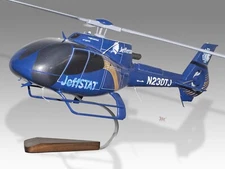 Airbus Eurocopter EC130 Jefferson JeffSTAT Desk Wood Helicopter Model Small 1/32