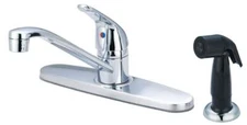 Pioneer K-4161 Elite Brass 1-Handle Swivel Kitchen Faucet, Polished Chrome