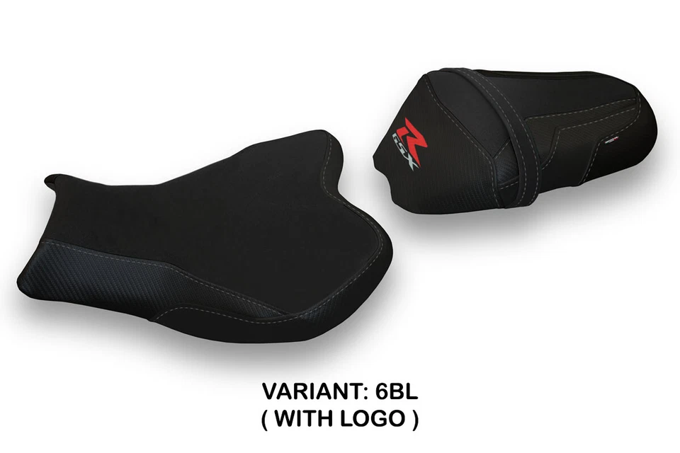 Cubierta de asiento negra Suzuki GSXR 1000 2009-2012 2013 2014 2015 2016 Tappezzeria Foto 2 de 4