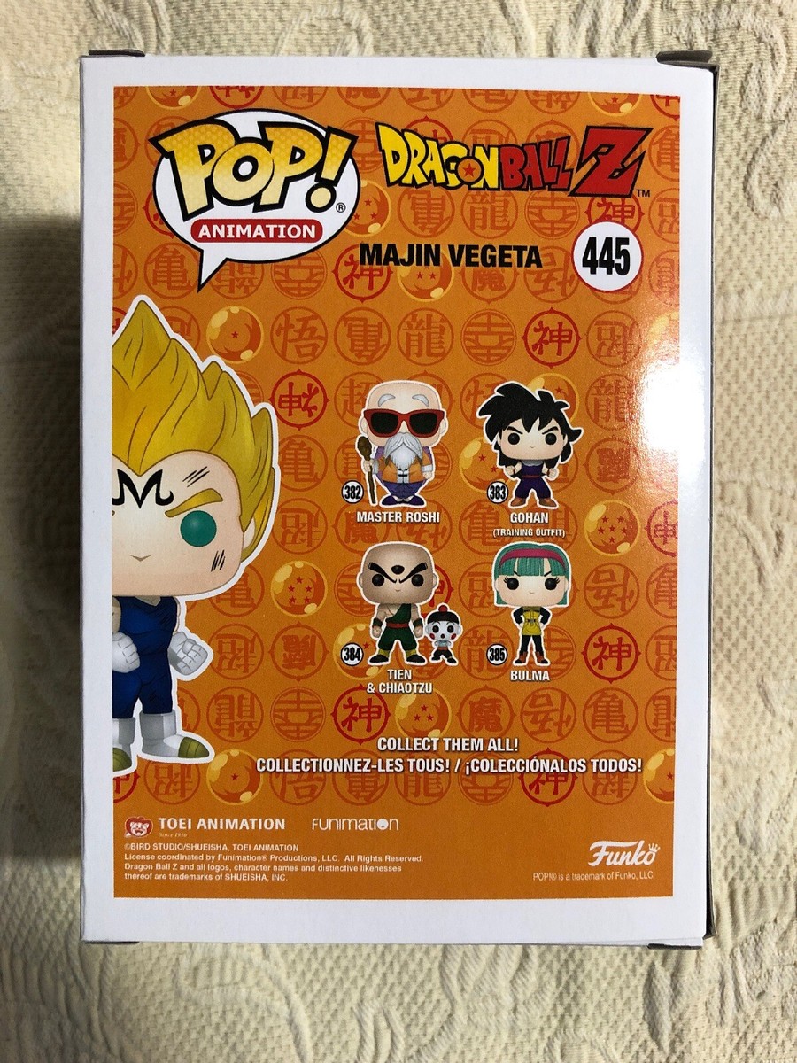 Chris Sabat Signed Autographed Majin Vegeta Funko Pop Over