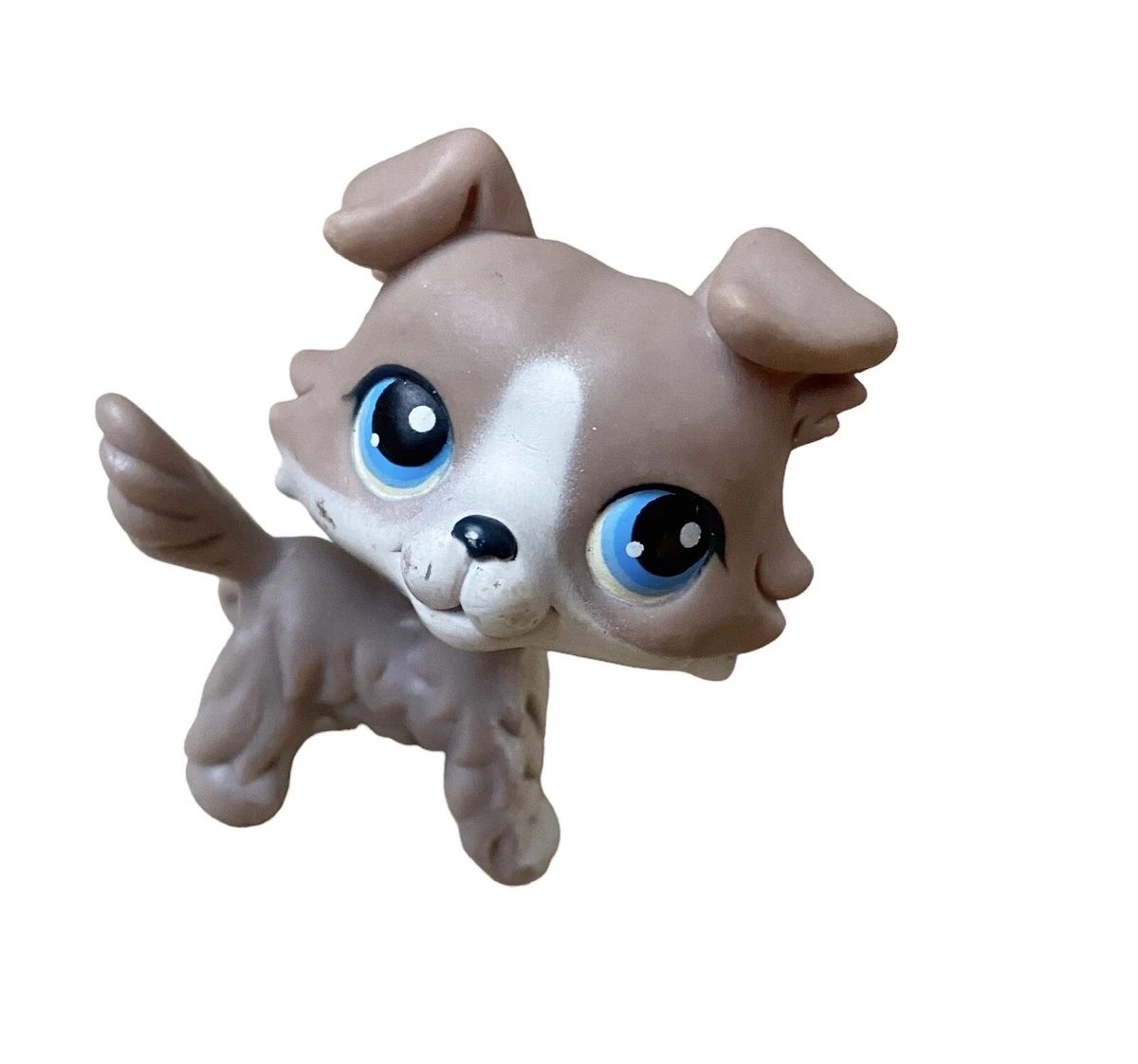 Littlest Pet Shop LPS Baby Husky Lot 3pcs Rare Old LPS Dog lps Accessories