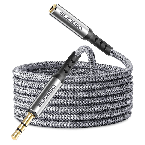 FosPower Rallonge Câble Audio Auxiliaire Jack 3.5mm Mâle Vers