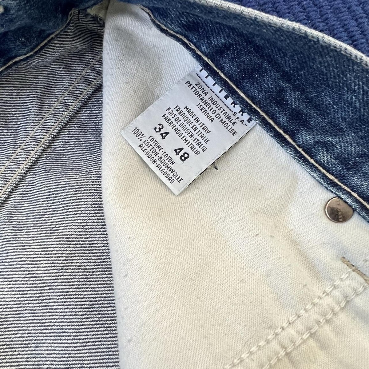 VERSACE JEANS デニムパンツ④ Vintage 90s Versace Jeans Couture Blue Stonewash Denim Mens 32x31