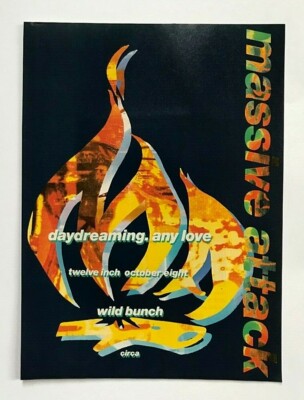 Vintage Original 90's Magazine Advert Picture Ad 1990 Massive Attack Daydreaming