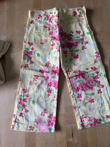 Janie and Jack Yellow floral sweater and Pant set. Sz 5T - Picture 8 of 8