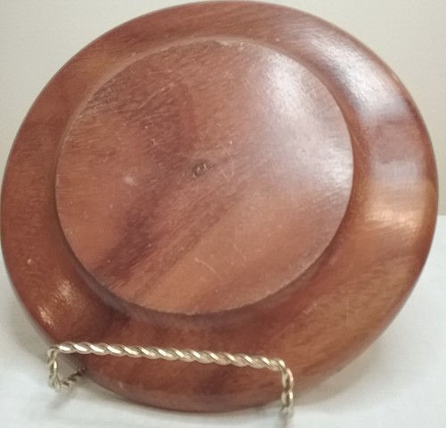 Handpainted Wooden Tray Round Cota Rica Colorful Compass Rose Montessori - Picture 2 of 3