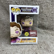 Guardians Galaxy Star Lord Power Stone Pop Vinyl Figure #611 Funko Corps Glow