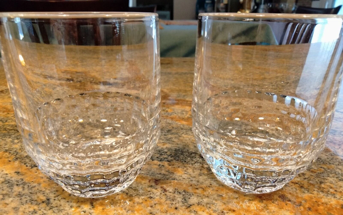 Set of 2 Mikasa Broadway Nachtmann Crystal Double Old Fashion