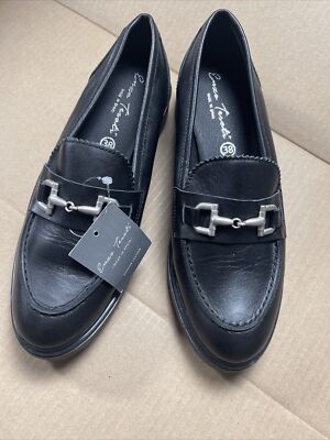 Classic Designer Black Leather Slip-On Loafers Made in Spain. MARTI - Slip-On Loafer – Hereu Studio main image 3