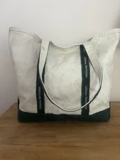 Vintage Lehman Brothers Canvas Tote Bag Investment Bank Finance Rugby Mills NY