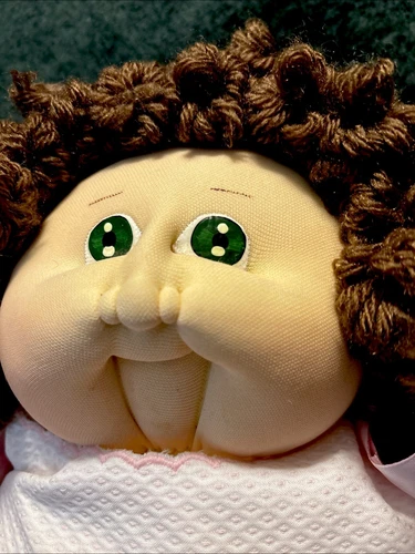 Original 1984 Xavier Roberts Little People Soft Sculpture Doll Popcorn Hair CPK