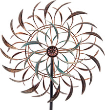 Wind Spinner Metal Large Kinetic Wind Sculpture Spinner Yard Art Outdoor Decor