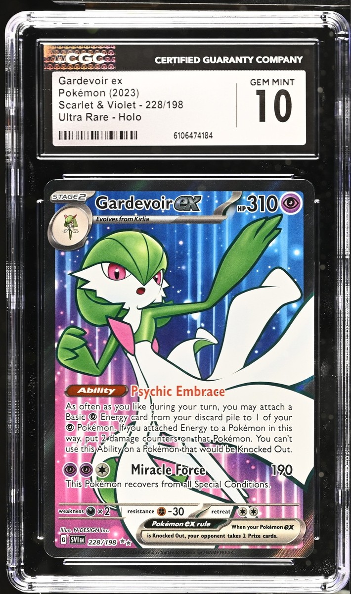 Pokemon TCG Gardevoir Ex Ultra Rare Scarlet & Violet 228/198 Gem