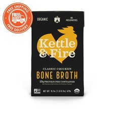 Kettle  Fire Chicken Bone Broth, 16.9 oz