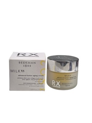 BEEKMAN 1802 MILK RX ADVANCED BETTER AGING CREAM  1.69 OZ