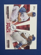 2023 Topps Baseball One-Two Punch Walker Buehler Julio Urias 12P-3