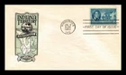 US COVER INDIANA TERRITORY SESQUICENTENNIAL FDC SCOTT 996 IOOR CACHET