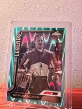 2025 Topps Chrome F1 Legends Aqua RayWave Refractor/199 Michael Schumacher