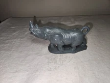 Vintage Zoo Animal Mold-a-Rama Blow Mold Rhinoceros Busch Gardens Florida 