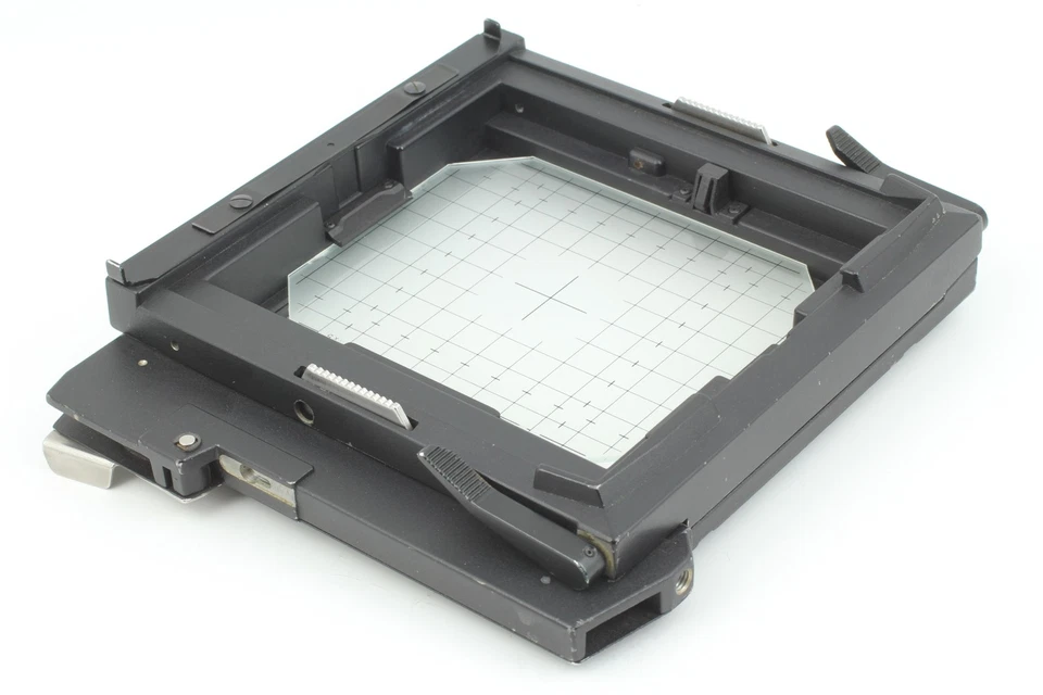 [N MINT] Sinar 4×5 screen back focusing glass frame w/ Ground Glass Late JAPAN - Image 2 of 4