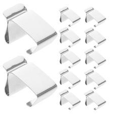 20 Pcs Metal Gutter Light Clips Hook Lighting Clamp Lights Hanger Hooks