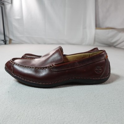 Timberland Shoes Mens Size 10 Brown Leather Slip On Smart  display picture 3