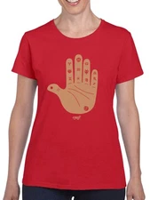 Astro Palmistry - Zodiac Hand Emoji Art Design Women's T-shirt