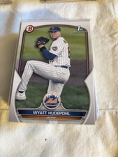 2023 Bowman Draft (56) Cards #BD-147 Wyatt Hudepohl (METS) 1st Bowman Card
