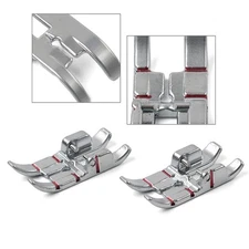 2Pcs Household Sewing Machine Parts 1/4" Quilting Foot Presser Foot For pfaff