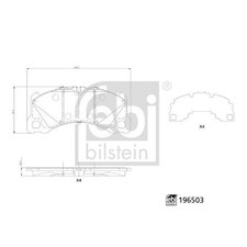 Satz Bremsbeläge Bremsklötze vorne für Porsche Macan 95B | 24245067