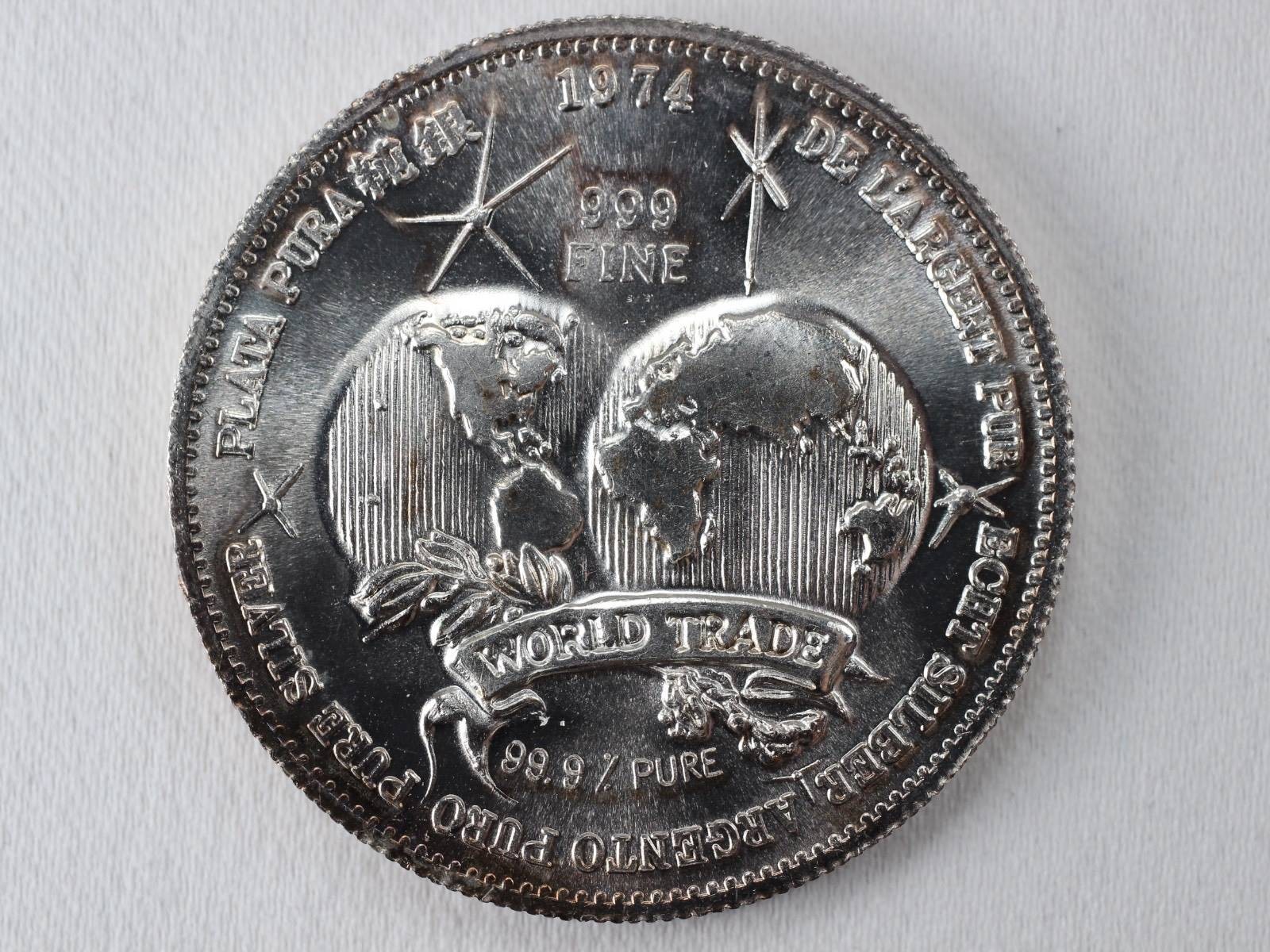 NobleSpirit (LG) 1 Troy oz .999 Silver 1974 International Universal Trade Unit