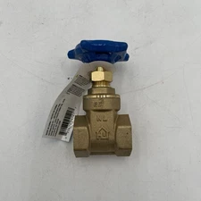 BRAND NEW!! Everbilt 3/4 in Brass Gate Valve FIP x FIP 200 WOG 170-2-34-EB