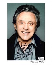 FRANKIE VALLI HAND SIGNED 8x10 COLOR PHOTO+JSA       MUSIC LEGEND       TO DAVID