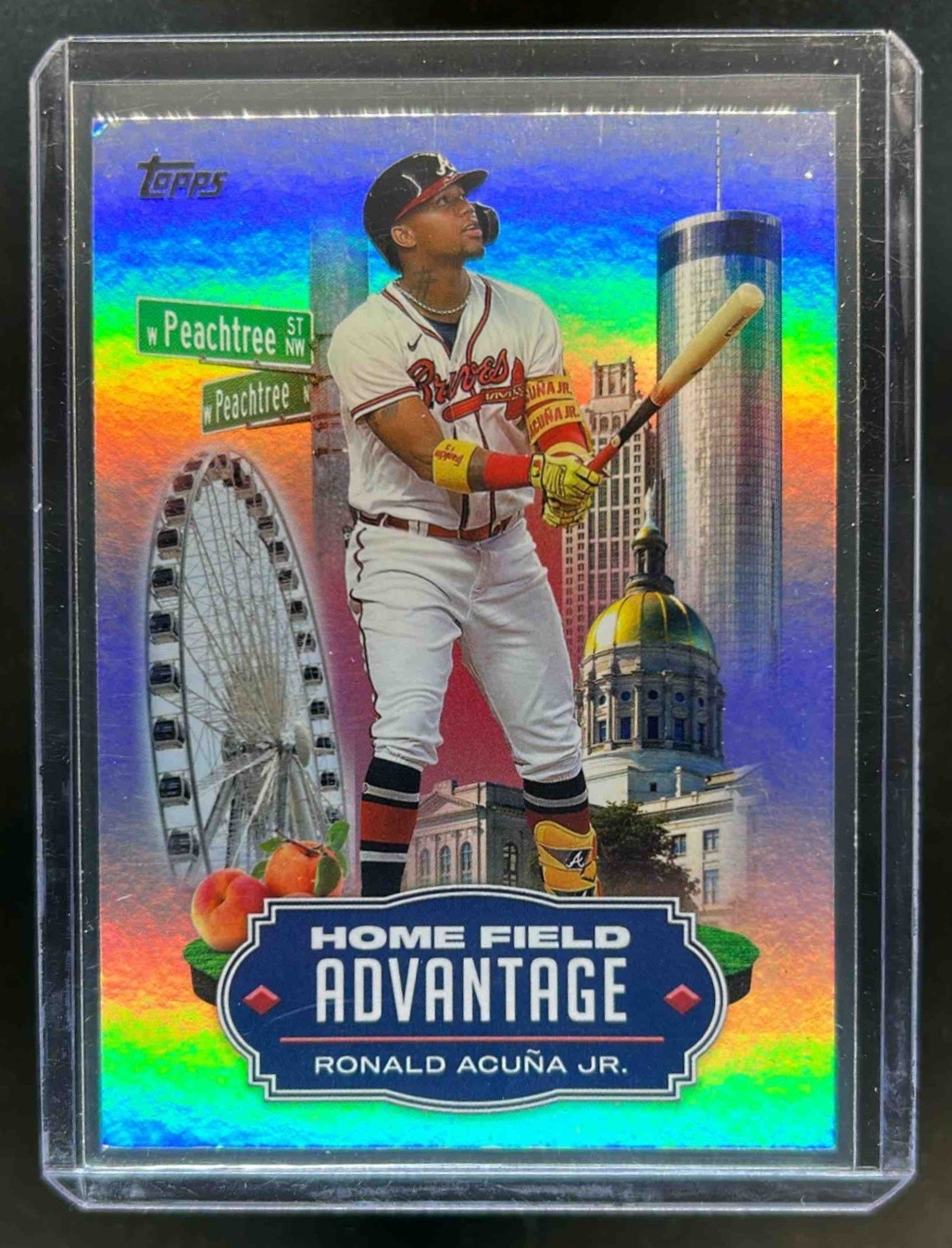 2023 Topps Ronald Acuna Jr Home Field Advantage #HA-6 Braves