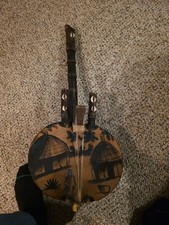 Vintage Indigenous Musical Instrument West African Kora folk art