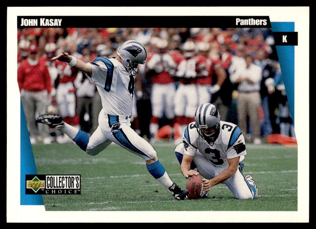 1997 Collector's Choice John Kasay Carolina Panthers #232 16360