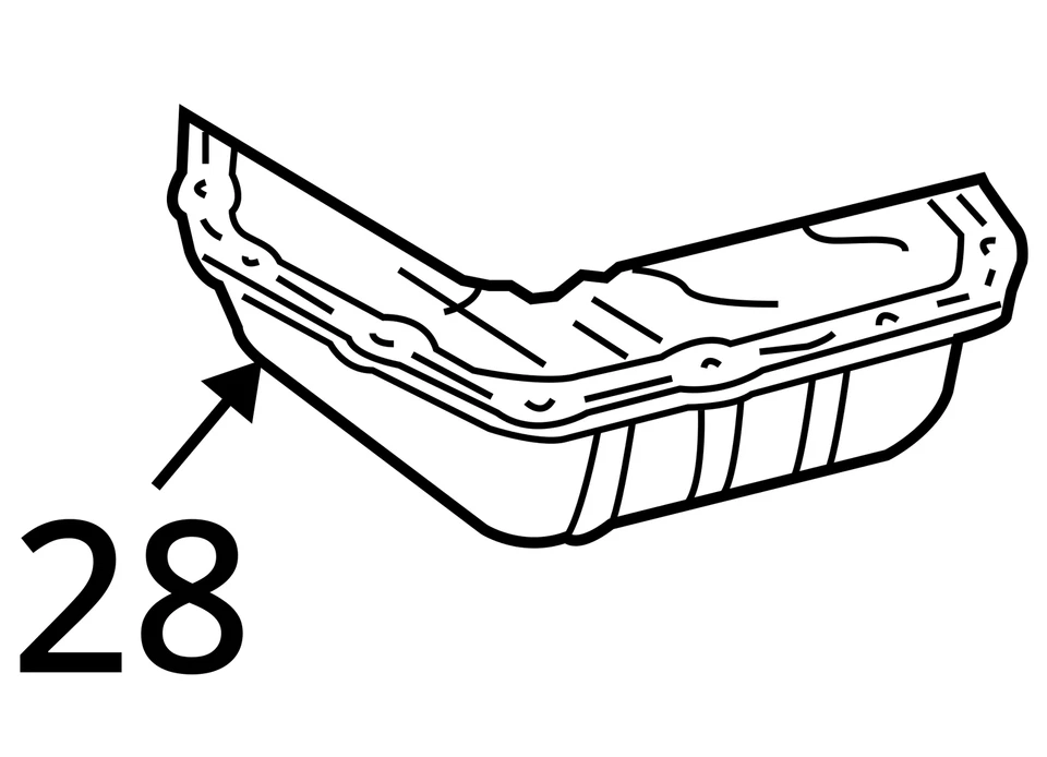 Toyota Camry 1994-2006 cárter de aceite del motor Koglw Foto 4 de 4