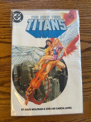 The New Teen Titans #7 DC Comics José Luis García López Bronze Age 1985