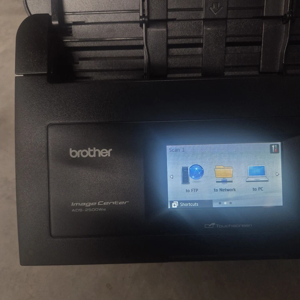 Brother Image Center ADS-2500We Wireless Touchscreen Color Scanner-TESTED*** - Image 4 of 4