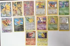 14 Card Pokemon Vintage WOTC Lot Ancient Mew Dragonite Fossil Base Set Holo Rare