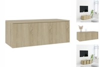 Tv-Schrank Sonoma Eiche 80X34X30 Cm Spanplatte Lowboard