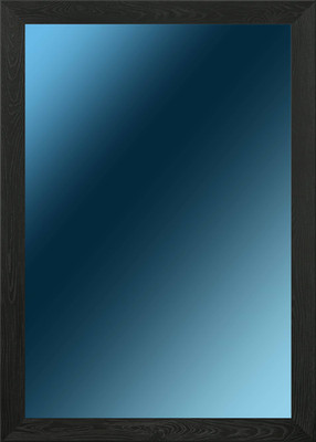 Gerahmtes Wandbild Poster Leinwanddruck Bild mit blauem Farbverlauf