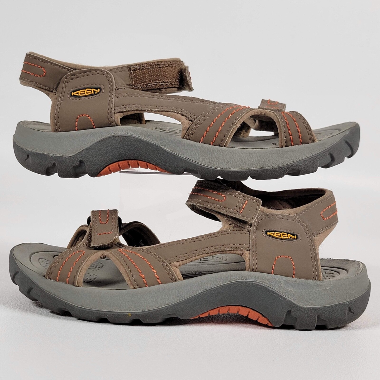 Sandali sportivi da trail Keen da bambino taglia US 3 35 beige arancioni