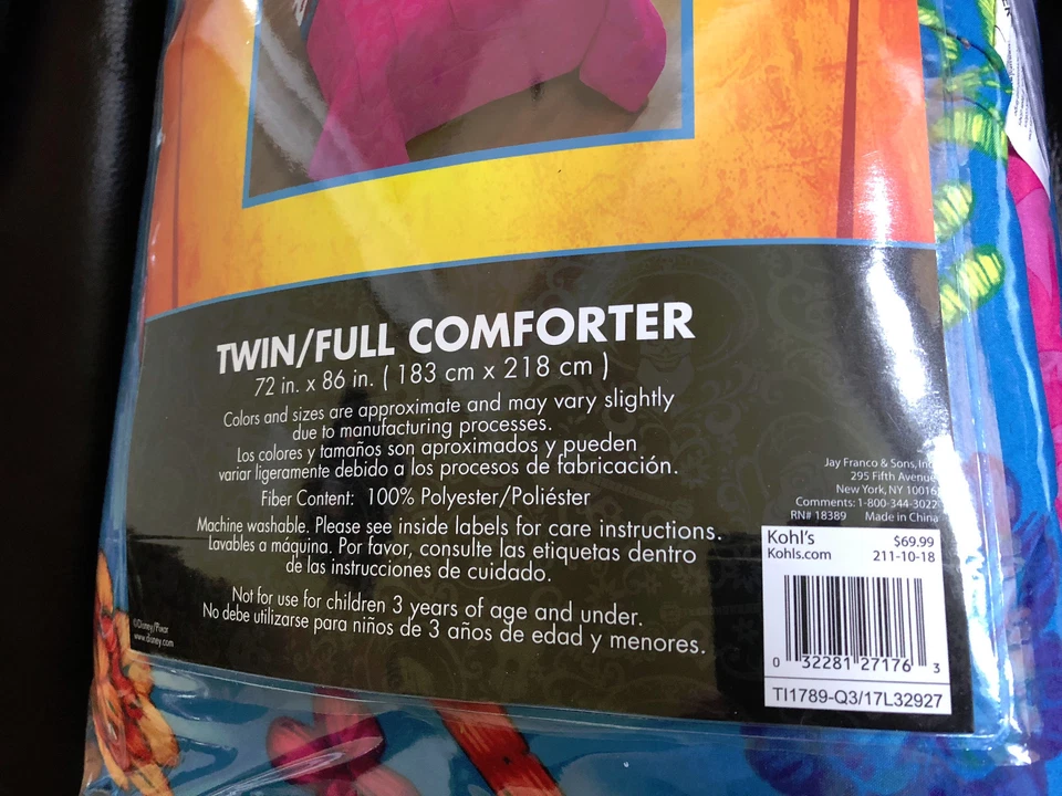 Disney's Coco Twin / Edredón Completo (SOLO) NUEVO CON ETIQUETAS Foto 4 de 4