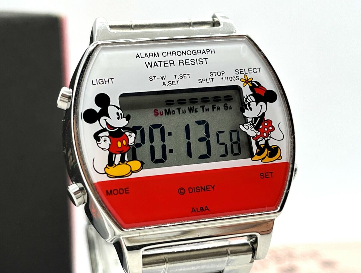 Auth SEIKO Alba Limited Disney Mickey Mouse & Minnie Mouse Auth SEIKO Alba Limited Disney Mickey Mouse & Minnie Mouse