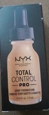 NYX Total Control Pro Drop Foundation  TCDF13 GOLDEN 0.43 oz New In Box