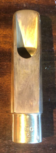 BERG LARSEN BRONZE 'OFFSET M' ALTO SAXOPHONE MOUTHPIECE (80/3/M) - FAB CONDITION - Picture 3 of 18
