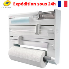 Wandabroller für 3 Rollen Abroller mit 6 Ablagen mit scharfen Klingen